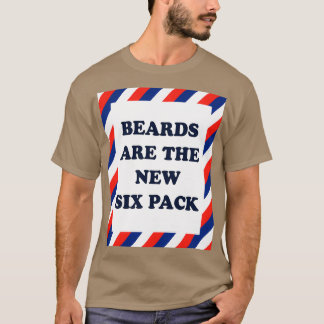 T-shirt les barbes sont le nouveau six pack 3