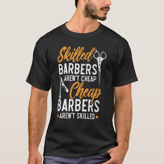 T-shirt Les Barbiers Compétents ne sont pas des Barbiers p (Devant)