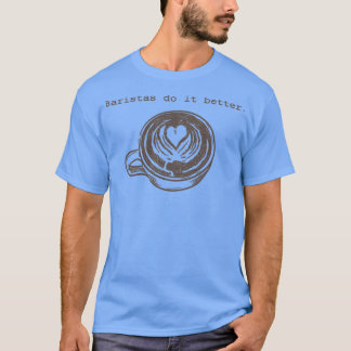 T-shirt Les baristas font mieux 2