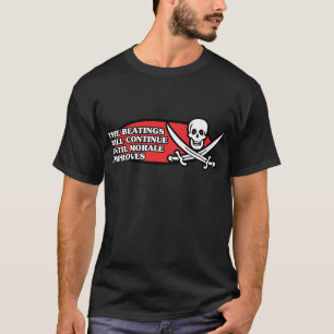 T-shirt Les battements continueront jusqu'à ce que le