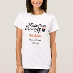 T-shirt Les bébés brassent le Baby shower de sorcière d'Ha