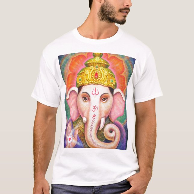 T-shirt Les bénédictions de Ganesha (Devant)