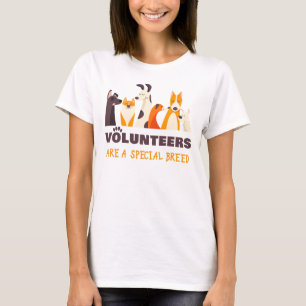 T-shirt Les bénévoles sont un refuge Secourt pour chiens d