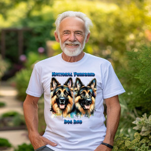 T-shirt Les bergers allemands célèbrent la journée Purebre