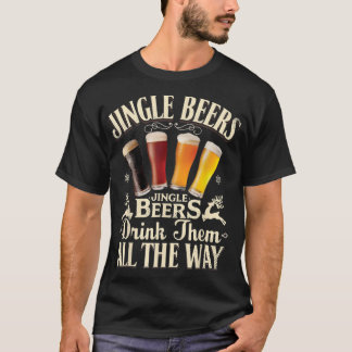 T-shirt Les Bières Jingle Les Boivent Tout À Fait Drôle Bo
