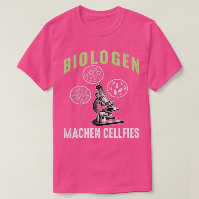 T-shirt Les biologistes fabriquent des violoncelles Classi (Design devant)