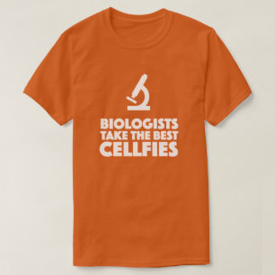 T-shirt Les biologistes prennent le meilleur microscope de