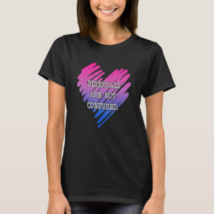 T-shirt Les Bisexuels Ne Sont Pas Confondus Coeur Bi Pride