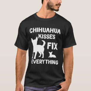 T-shirt Les bisous de Chihuahua réparent tout