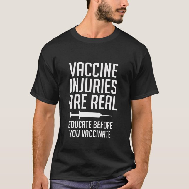 T-shirt Les Blessures Aux Vaccins Anti Obligatoires Sont R (Devant)