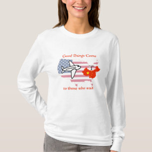 T-shirt Les bonnes choses viennent à ceux qui attendent