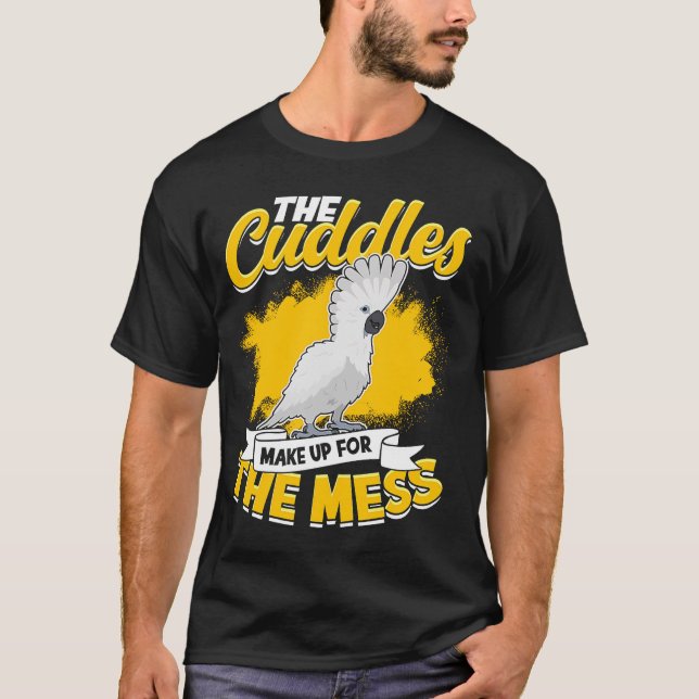 T-shirt Les Bouddles Composent Pour Le Parrot De Mess Umbr (Devant)