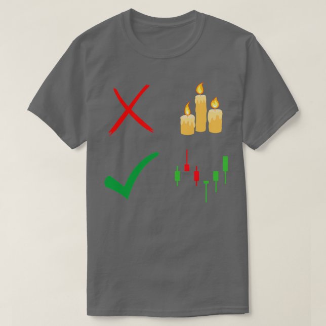 T-shirt Les bougies (Design devant)