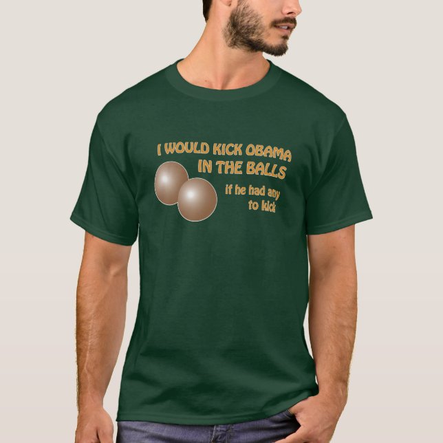 T-shirt Les boules d'Obama (Devant)