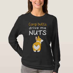 T-shirt Les boutons Corgi me donnent des boutons