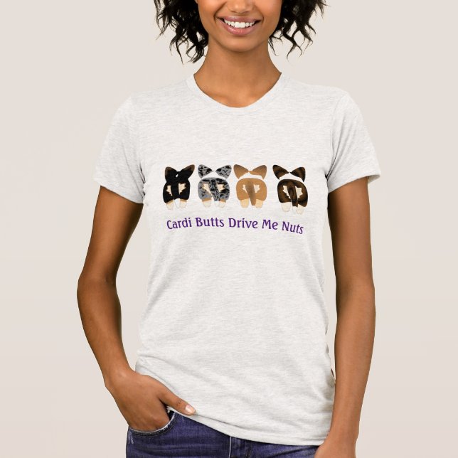 T-shirt Les bouts de Cardi me conduisent habillement Nuts (Devant)