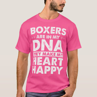 T-shirt Les Boxes Sont Dans Mes Cadeaux Adn Pour Boxer Lov