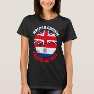 T-shirt Les Britanniques ont cultivé le Paraguay Drapeaux