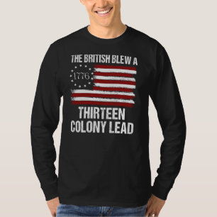 T-shirt Les Britanniques ont tué une 4 juillet de 13 colon