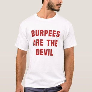 T-shirt Les burpees sont le diable