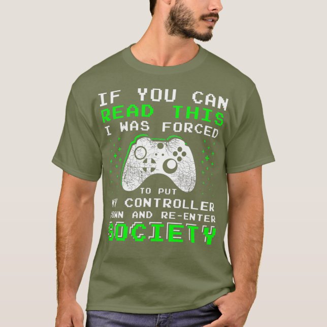 T-shirt Les cadeaux de Gamer pour les garçons Ados si vous (Devant)