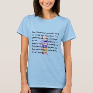 T-shirt Les cadeaux des pharmaciens "Le bord de la folie"
