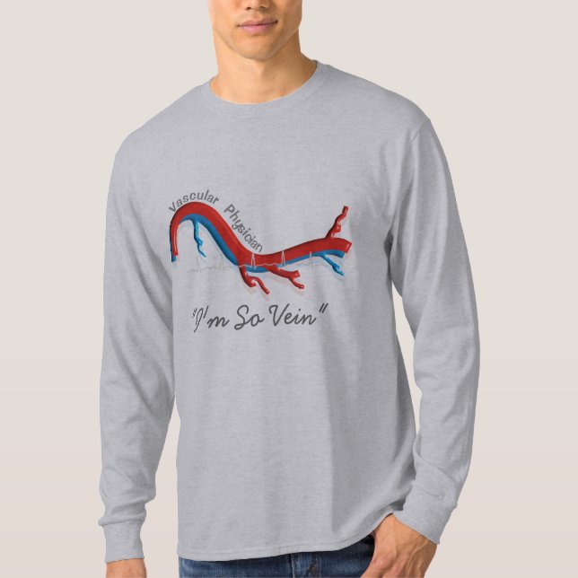 T-shirt Les cadeaux vasculaires uniques de médecin "je (Devant)
