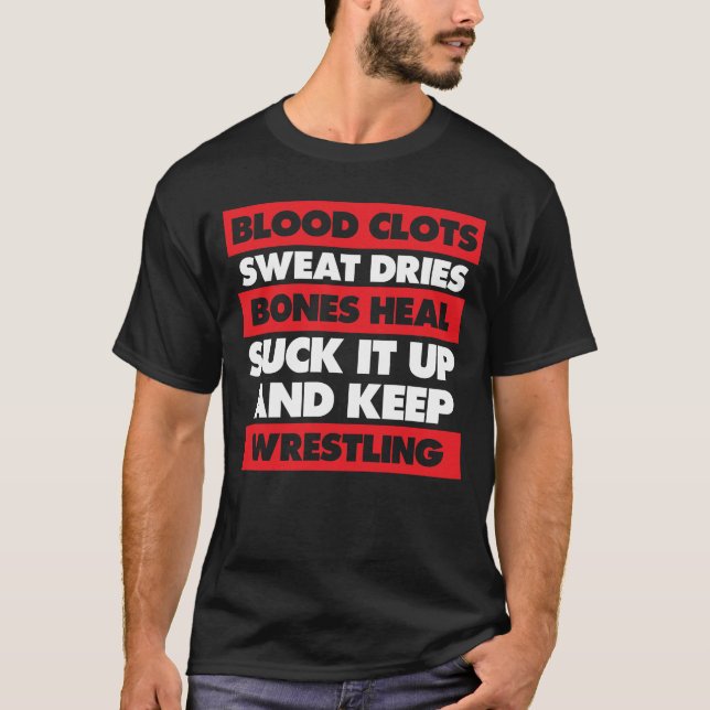 T-shirt Les caillots sanguins que les os guérissent (Devant)