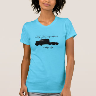 T-shirt Les camionneurs - routiers - mon miel conduit une