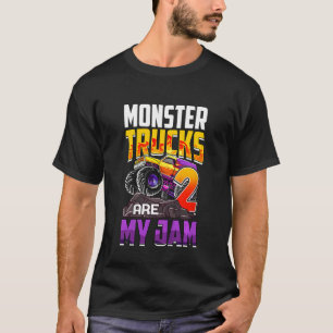 T-shirt Les Camions Monster Enfants Sont Mon Jam 2e Annive