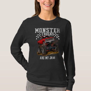 T-shirt Les Camions Monster Sont Ma Confiture Pour Jeunes