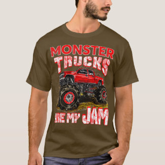 T-shirt Les Camions Monster Sont Ma Confiture Pour Les Ama