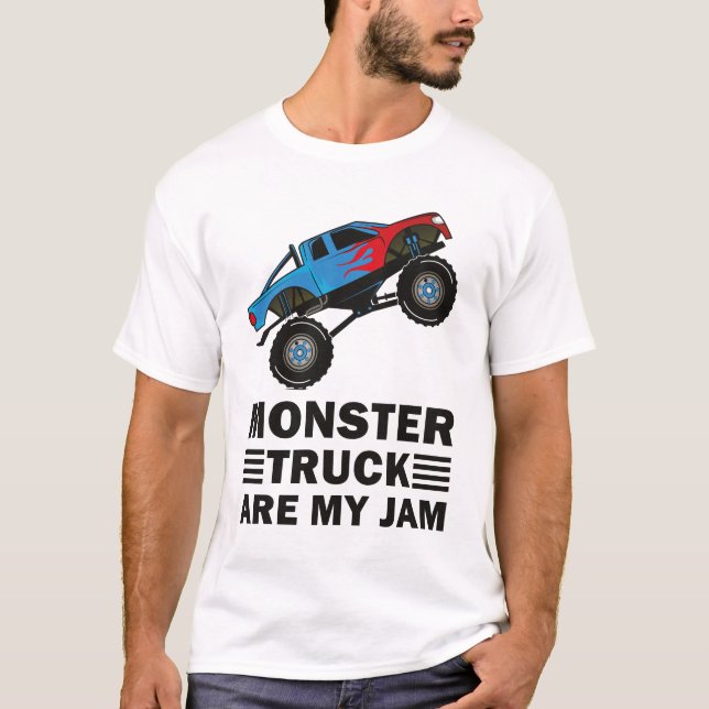 T-shirt Les Camions Monster Sont Ma Consommation Pour Les  (Devant)