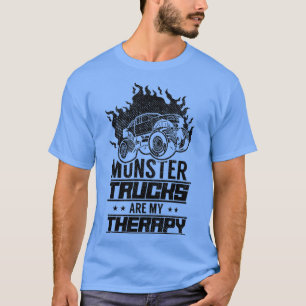 T-shirt Les Camions Monster Sont Ma Thérapie 2