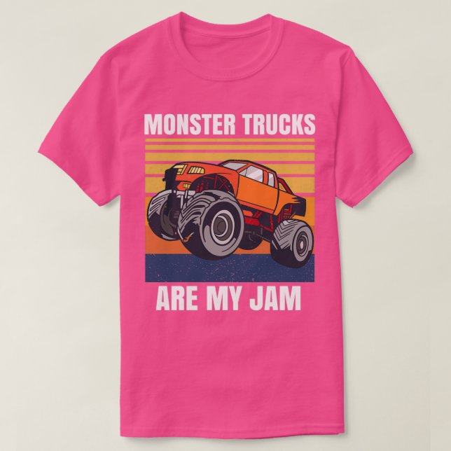 T-shirt Les Camions Monster Sont Mes Grosses Roues De Jam (Design devant)
