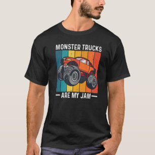 T-shirt Les Camions Monster Sont Mon Chauffeur De Camion J