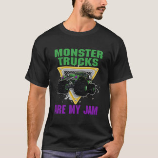 T-shirt Les camions monstres sont ma passion