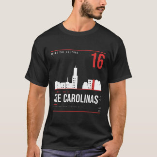 T-shirt Les Carolinas NC SC Skyline ShiftTape Vol 16
