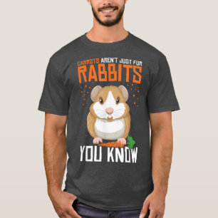 T-shirt Les Carottes Sont Uniquement Pour Les Lapins Guiné
