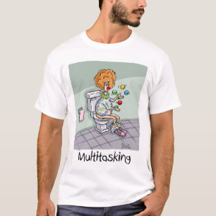 T-shirt Les cartes et les cadeaux de clowns qui jonglent