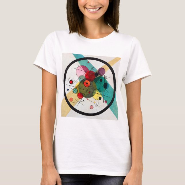T-shirt Les cercles de Wassili Kandinsky en cercle (Devant)