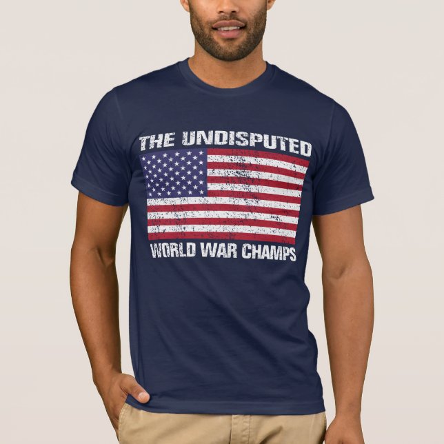 T-shirt Les champions incontestés de guerre mondiale (Devant)