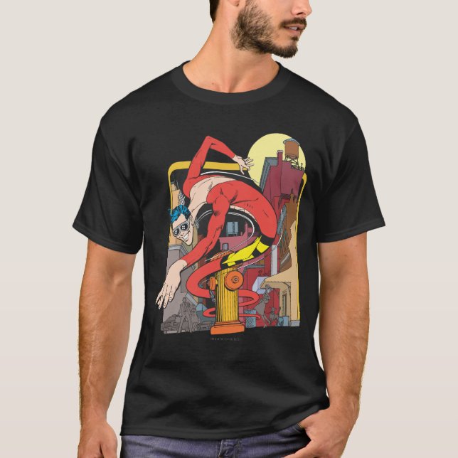T-shirt Les changements de forme de l'homme en plastique d (Devant)