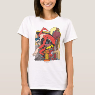 T-shirt Les changements de forme de l'homme en plastique d