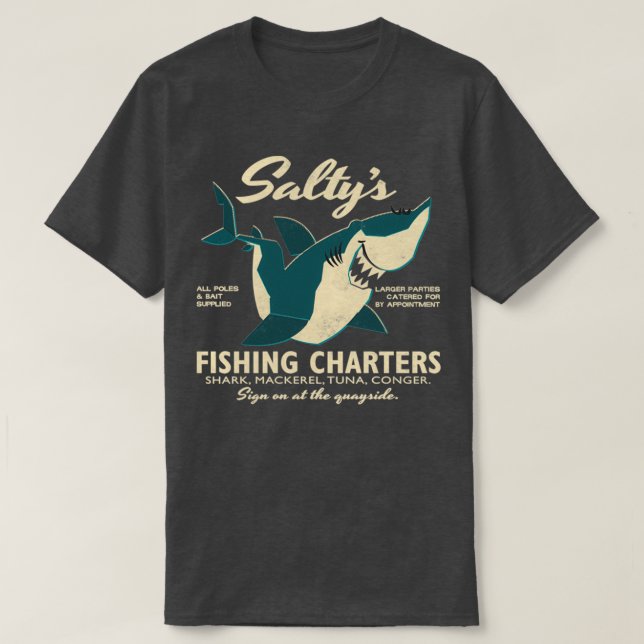 T-shirt Les chartes de pêche du saltys (Design devant)
