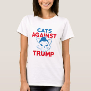 T-shirt Les chats contre Trump