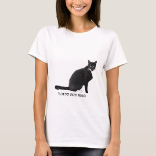 T-shirt Les chats de Tuxedo sont la règle !