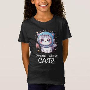 T-Shirt Les Chats Doux Sort Dream About Cats pour filles