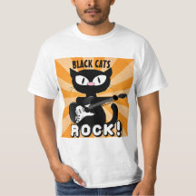 LES CHATS NOIRS ROCK! Chat de dessin animé noir jo