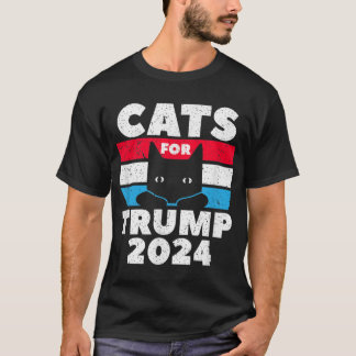 T-shirt Les chats pour l'élection de Trump 2024